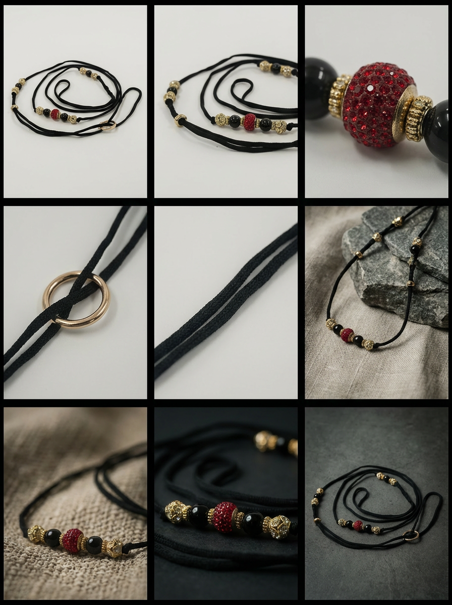 SMYCZ WYSTAWOWA RINGÓWKA LINKA ø 3 130 CM ELEGANCKA STYLOWA